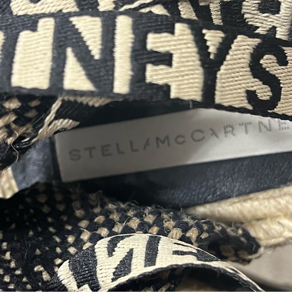 Stella McCartney Black and Cream Textured Accessory